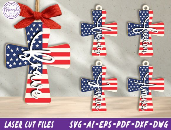 Download Faith Cross Ornament SVG Laser Cut File - Premium Resources