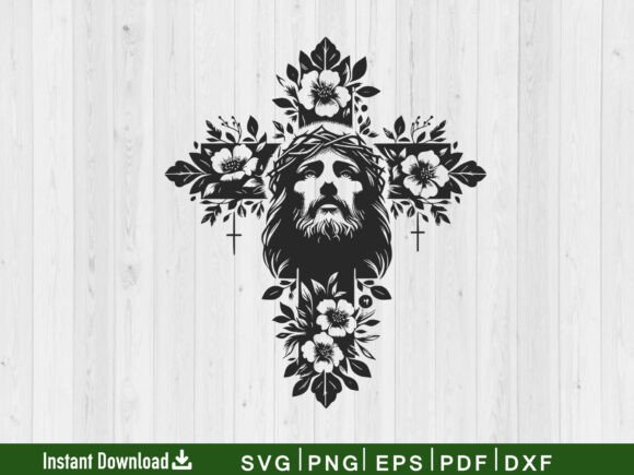 Download Floral Cross SVG, Christian Svg Vector - Premium Resources