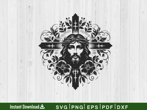Download Floral Cross SVG, Christian Svg Vector - Premium Resources