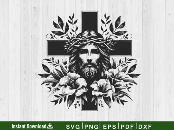 Download Floral Cross SVG, Christian Svg Vector - Premium Resources
