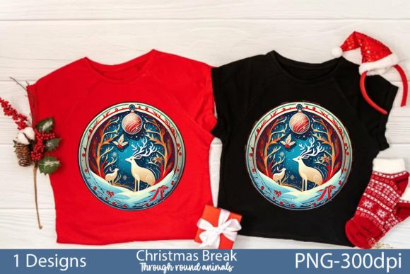 Download Christmas Break Through Ornament PNG - Premium Resources